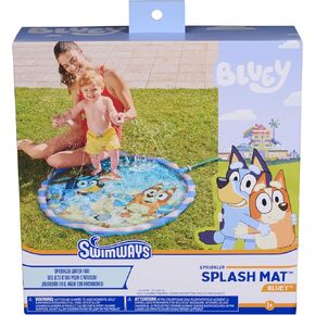 Swimways Bluey Splash Mat, Kids Splash Pad & Outdoor Toys, Bluey Pool Party Supplies & Water Toys for Kids Aged 1 & Up