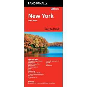 Rand McNally Easy to Read: New York State Map