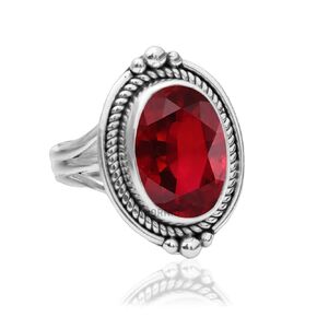 Sterling Silver 925 Ring For Womens Natural Smoky Quartz Ring Sterling Silver Handmade Ring Oval Gemstone Bohemian Ring