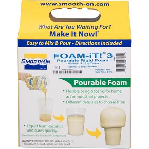 FOAM-IT! 3 - Pourable Rigid Foam - Parts A and B - Trial Unit - Not For Intended For Children - Adult Supervision Required - Ages 18+