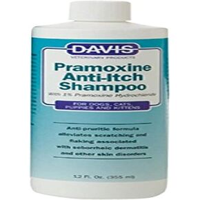 Davis Pramoxine Anti-Itch Dog & Cat Shampoo, 12 oz