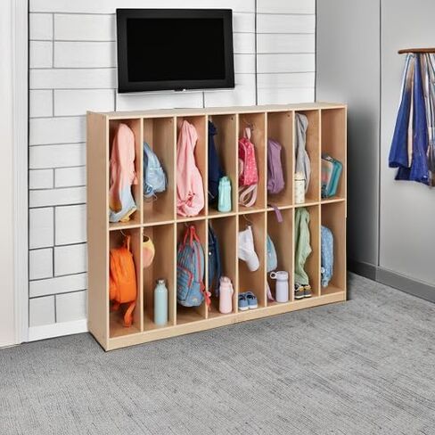 ECR4KIDS SOLER 16 قسم ، أثاث الفصول الدراسية ، طبيعي in Kuwait