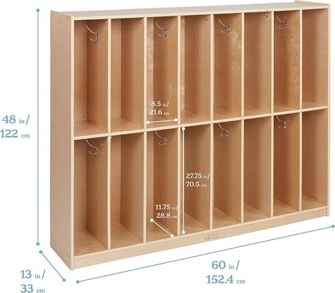 ECR4KIDS SOLER 16 قسم ، أثاث الفصول الدراسية ، طبيعي in Kuwait