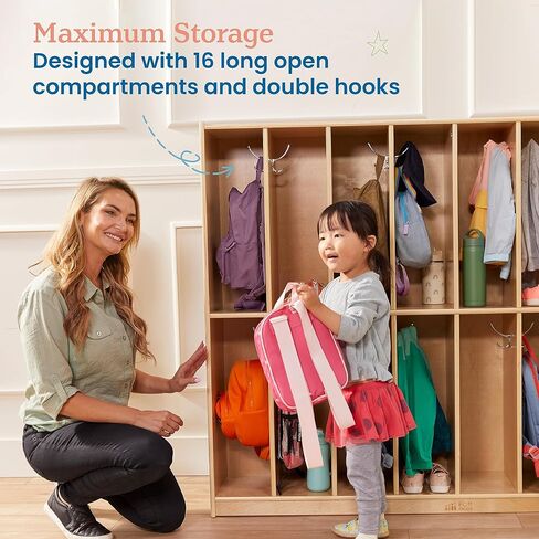 ECR4KIDS SOLER 16 قسم ، أثاث الفصول الدراسية ، طبيعي in Kuwait