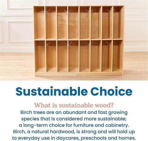 ECR4KIDS SOLER 16 قسم ، أثاث الفصول الدراسية ، طبيعي in Kuwait