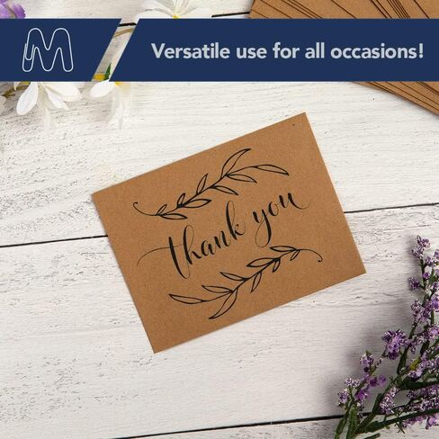 MOS A9 Invitation Envelopes – 5-3/4" x 8-3/4" Kraft Mailing Envelopes Self Seal (100 Count) – 120GSM/ 32LB Bond Heavy Duty – For Greeting Cards, Card Making, RSVP Cards, Wedding Invites in Kuwait