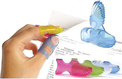 Tippi Micro-Gel Fingertip Grips ، الحجم 7 ، متوسطة ، متنوعة ، 10/حزمة in Kuwait