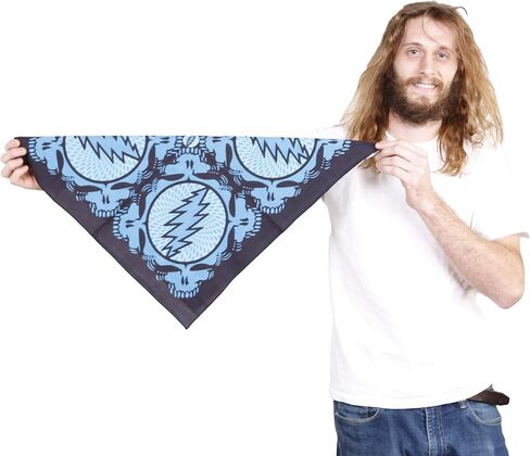 Sunshine Joy Grateful Dead Spin Yr Face SYF Bandana 22x22 Inches Tan in Saudi Arabia