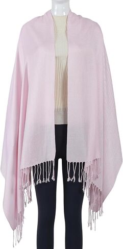 Pashmina Feel Shawl Wraps for Women Evening Dresses and Wedding Cover Up Formal Soft Silky Rave Scarf Elegant in Saudi Arabia