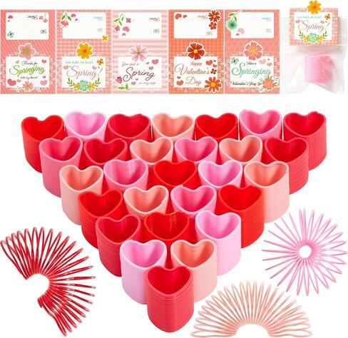 حزم Joyin 30 حزم حفل عيد الحب ، وألعاب Coil Coil Coil Coil متعددة الألوان ، وجوائز مدرسية وحشائش Goodie Bag ، وألعاب تململ الإجهاد لتبادل الفصل الدراسي للأطفال in Kuwait