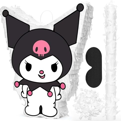 Oaroily Birthday Party Supplies Cartoon Pina-ta - Birthday Party Candy Party Game Decorations, Cartoon Pina-ta with Bang Bang, Eye Mask and Confetti in Kuwait