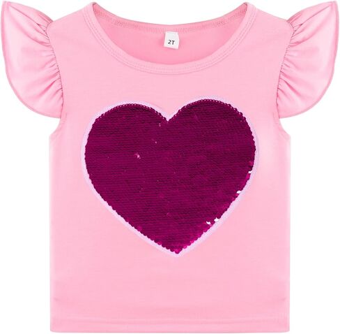 مجموعة تنورة للفتيات مكونة من قطعتين ملابس صيفية للأطفال الصغار بأكمام مكشكشة وتي شيرت وعقدة على شكل فيونكة وتنورة توتو مجموعة ملابس in Kuwait