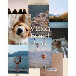 Daily Dopamine 2025 Vision Board Book - Quality Clip Art Magazine Supplies | 800+ Categorized Pictures & Quotes| Aesthetic Dream Board for Visualization & Affirmations -Mood Board for Goal- Setting