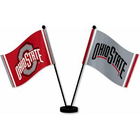 WinCraft Ohio State Buckeyes Desk and Table Top Flags