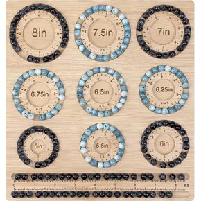 Bead Boards for Jewelry Making, Bamboo Beading Board for Jewelry Bracelet Making, Bracelet Bead Board, Bracelet Bead Board for Bracelet, Jewelry Making Supplies,Bead Tray 5" to 8"