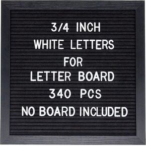 Felt Letter Board Letters Set - 227pcs 2 inch Tall Letters