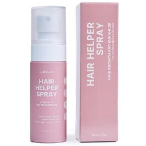 Hair Helper Spray - Hair Growth Serum with Biotin & Castor Oil - Caffeine Infused Hair Treatment for Thicker, Fuller Hair - Repair Thinning Hair Naturally - Vegan, Cruelty-Free Formula