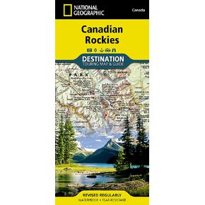 Canadian Rockies Map (National Geographic Destination Map)