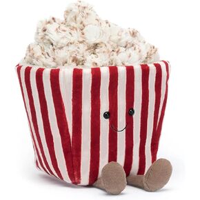 Jellycat Amuseables Popcorn Stuffed Toy, 8.5 inches - Food Plush - Fun Gift Idea