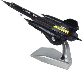 1/144 Scale Diecast Military Models Aircraft US SR-71 Blackbird Model Simulation Airplane Model Fighter Jet Model Plane
