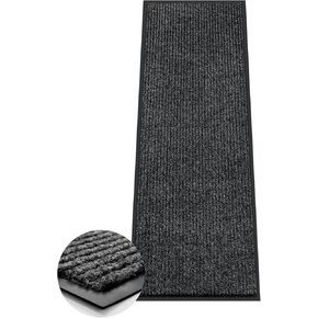 Azadx 2'x6' Indoor Outdoor Door Mat Heavy Duty Front Door Mat Ultra Absorbent Muddy Dirt Resist Welcome Door Mats Non-Slip Backing Entrance Mat for Home Commercial Outdoor Entrance Floor Mat