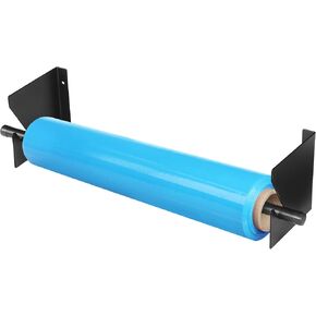 60 Inch Paper Roll Holder Wrapping Paper Wall Mounted Roll Rack Holder Adjustable Reliable Kraft Scroll Dispenser for Vinyl, Kraft, or Other Rolled Materials