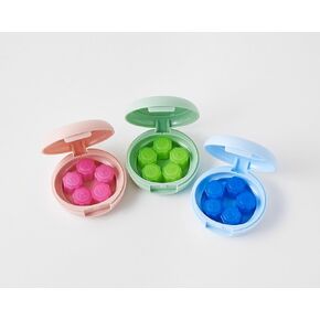 LAON Korean Jacks Gonggi, Portable 5 Stones Set with Pocket-Size Case (Colors: Red, Green, Blue) (Blue)