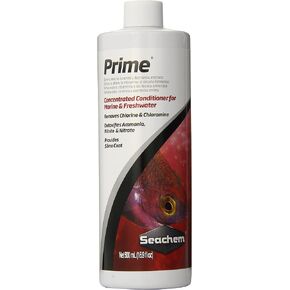 Seachem Prime Fresh and Saltwater Conditioner - Chemical Remover and Detoxifier 16.9 fl. oz