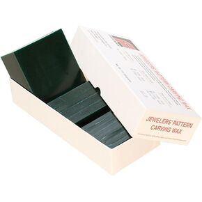 Freeman Carving Wax Block, Dark Green, Hard, 1 Pound, Sliced | WAX-332.20