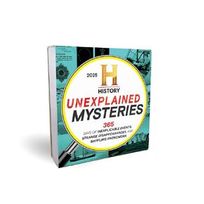 2025 History Channel Unexplained Mysteries Boxed Calendar: 365 Days of Inexplicable Events, Strange Disappearances, and Baffling Phenomena (Moments in HISTORY™ Calendars)