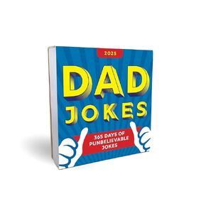 2025 Dad Jokes Boxed Calendar: 365 Days of Punbelievable Jokes (Daily Joke Calendar for Him, Desk Gift for Her)