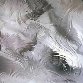 Spectrum Clear Baroque Cathedral Glass, 8X12in Sheet