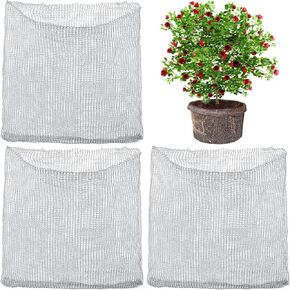 Aulock 3-Pack 15 Gallon Root Stainless Steel Guard Protector, Heavy Duty Bulb Root Baskets for Trees, Flowers, Bulbs, Burrowing Animals Cages