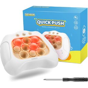 Quick Push Game Console,4 Modes Games, A Toy Game Machine That Exercises Reaction Ability and Improves Concentration |Teens Boys & Girls Ages 3-12 Years Old & Up