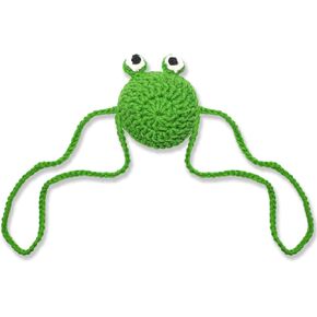 Hand Knitting Nose Warmer Fun Animal Gift Keep Nose Warm Nose Cover Winter Nose Warmers for All of the peple Dust Anti Air Conditioning(Green frogs)