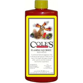 Cole's FS16 Flaming Squirrel Seed Sauce, 16-Ounce