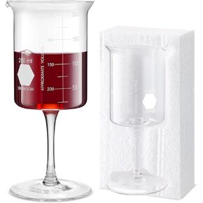 1 PCS COMS COPED CORPHES ، 8.5 OZ CHEMISTY COPSES GLASS CLASH FOR WINE BOROSILICATE GLASS WITH CHEMISTY CHEMISTY PRODRAY PRODRAMACY HIST