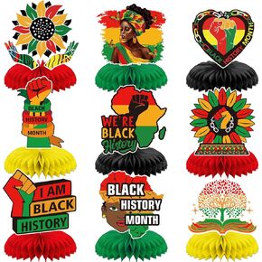 Black History Month Decorations Black History Centerpieces Black History Decorations Black History Month Table Decorations Black History Month Centerpieces for Black History Month Party Decorations