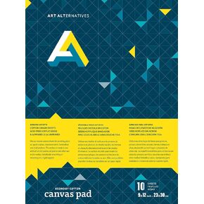 Art Alternatives Canvas Pad, 9 in x 12 in