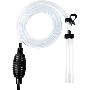 Aquarium Gravel Vacuum Cleaner, Fish Tank Water Changer, Hand Pump Siphon (5ft)