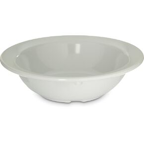 Carlisle FoodService Products Dallas Ware Reusable Plastic Bowl Fruit Bowl for Buffets, Home, and Restaurants, Melamine, 4.75 Ounces, White, (Pack of 48)