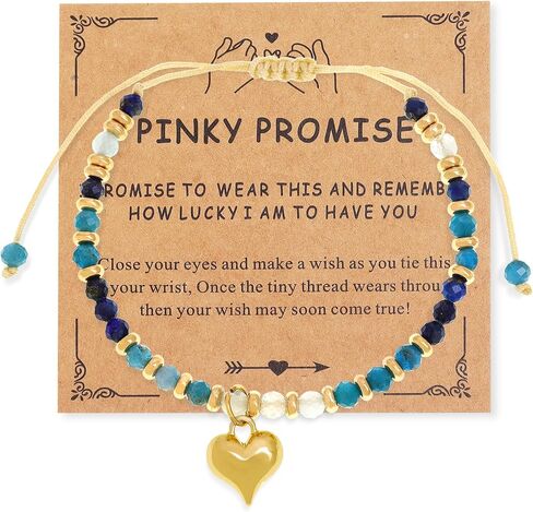 Valentines Day Heart Charm Bracelets for Women, Boho Handmade Adjustable Stackable Couple Bracelet Outfit Accessories Jewelry Gift. in Kuwait