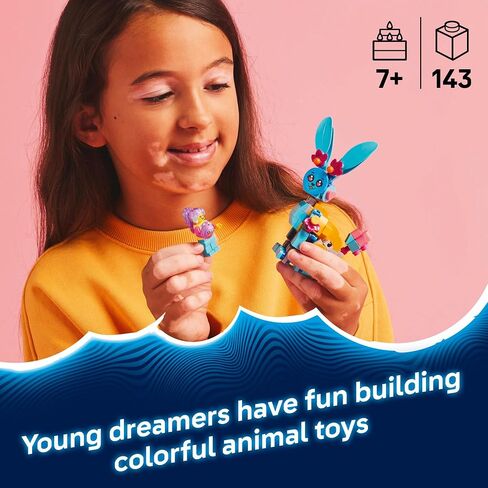 LEGO DREAMZzz Bunchu's Creative Animal Adventures - Fantasy Bunny Toy for Kids, Boys and Girls, Ages 7+ - 20 Building Options - Building Set with Izzie Minifigure - Gift Idea for Birthdays - 71488 in Saudi Arabia