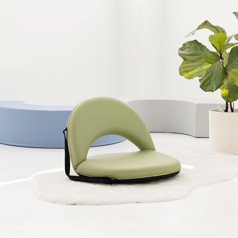 كرسي أرضي قابل للطي للأطفال والبالغين-الظهر القابل للتعديل والمقعد المبطن وتخزين سهلة التنظيف وتوفير الفضاء-مثالي للفصول الدراسية والمنزل واستخدام الألعاب in Kuwait