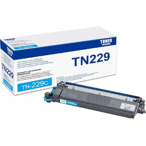 1 Pack TN229 Cyan Toner Cartridge, Compatible for Brother TN229 TN-229 Toner Replacement for HL-L3220CDW L3280CDW L3295CDW L3300CDW L8245CDW MFC-L3720CDW L3765CDW L3780CDW L8395CDW Printer