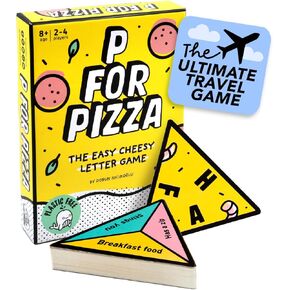 Big Potato P for Pizza: Build a Giant Pizza Slice Before Anyone Else Family Word Travel Game Great for Adults and Kids | Perfect for Vacations and Camping