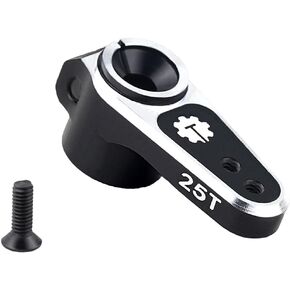 7075 Aluminum 25T Micro Servo Horn with M1.4 Threaded Holes for REEFS RC 99 Micro Servo 1/24 Axial SCX24 AX24 Upgrades