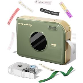 Phomemo Label Printer, A30 Thermal Transfer Printing Bluetooth Wireless Portable Small Label Maker Machine, Mini Sticker Printer Rechargeable for Wrapping Decorations, Cloth Name Tag, in/Out Door Use