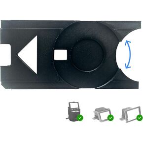 Disc Film Adapter for Slide N Scan and Scanza Scanners, Disk Film [Upgraded 2025 Version V2]