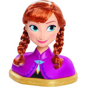 Disney Frozen Anna Deluxe Styling Head, Officially Licensed Kids Toys for Ages 3 Up by Just Play